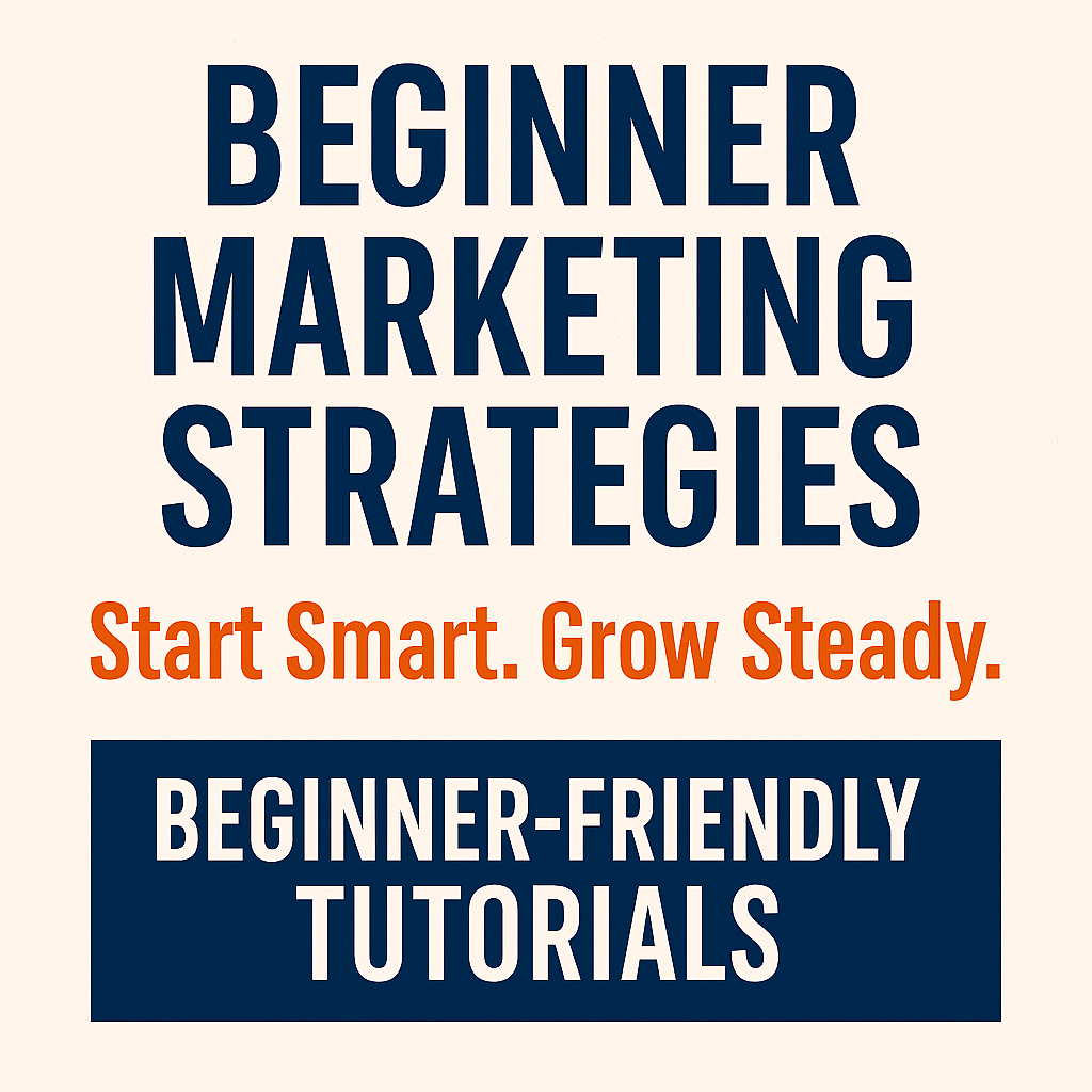 Beginner Marketing Strategies